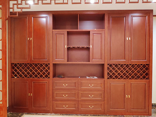 仙桃中式家居装修之中式酒柜装修效果图