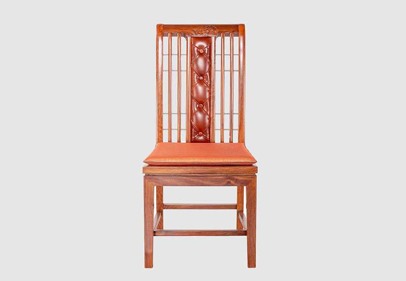 仙桃芙蓉榭中式实木餐椅效果图